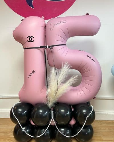 Chanel Themed Number Display