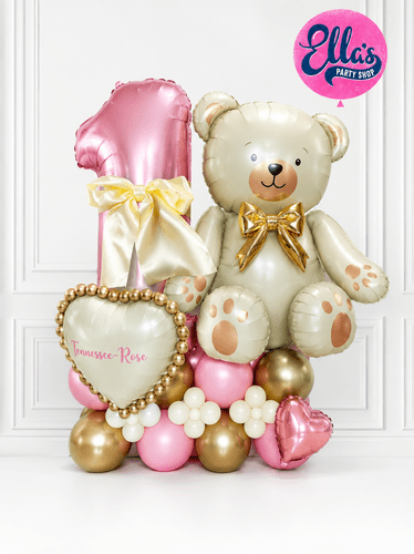 Cute Teddy  Themed Deluxe Number  Display