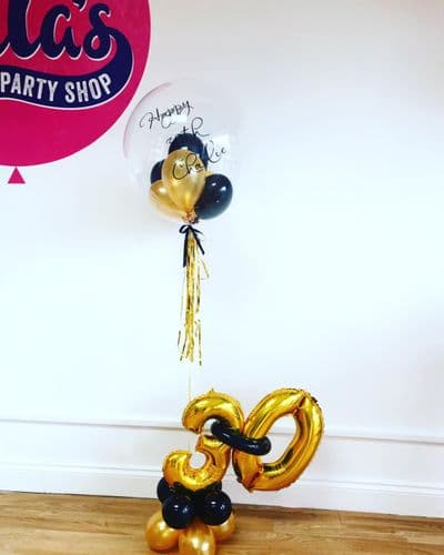 Deluxe Personalised Bubble Balloon Display