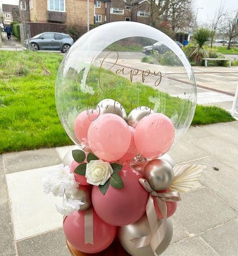 Deluxe Table Top Personalised Bobo Bubble Balloon