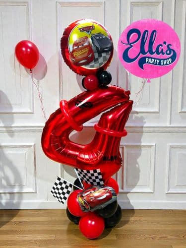 Disney Cars Themed Deluxe Number Display