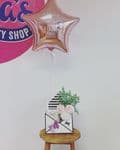 Envelope Gift Box with Chocolates & Personalised Foil Star Balloon Helium filled