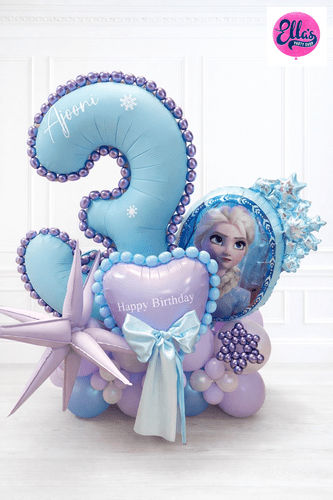 Frozen Themed Beaded Deluxe Number Display