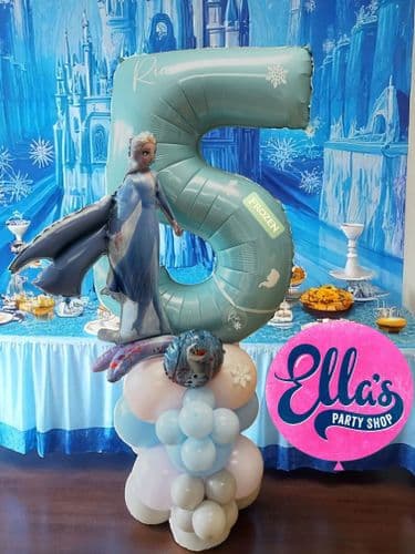 Frozen Themed Number Stack