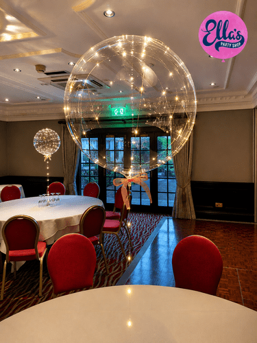 LED Wrapped Clearz Balloon Helium Balloon