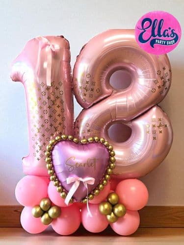 LV Themed  Deluxe Double Digits