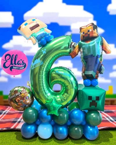 Minecraft Deluxe Themed  Number Stack