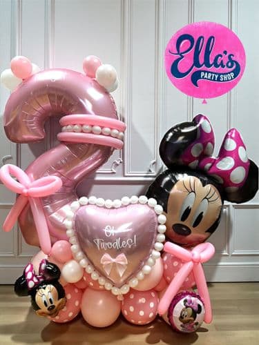 Minnie Mouse Themed Deluxe Number Display