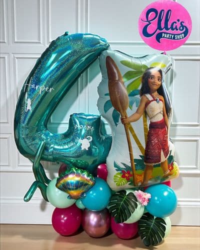 Moana  Themed Deluxe Number  Display
