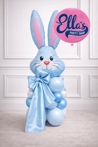 NEW Personalised Cute Blue  Bunny Display