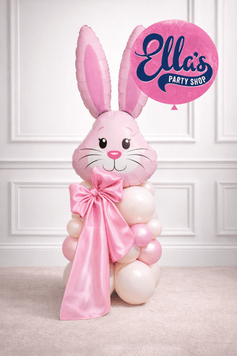 NEW Personalised Cute Pink Bunny Display