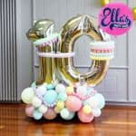 Pastel Perfection Deluxe Number Stack Display