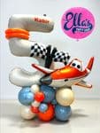 Planes Themed Deluxe Number  Display
