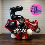 Racing Car Themed Deluxe Number Display