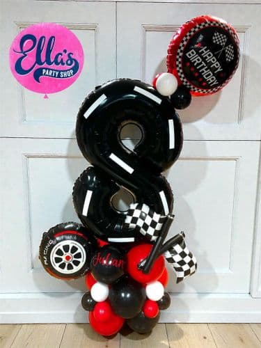 Racing Themed Deluxe Number Stack