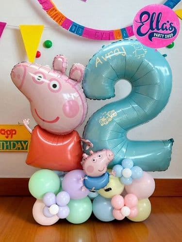 Rainbow Pastels Peppa Pig Deluxe Display