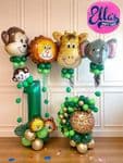 Safari Balloons and Number Stack Package