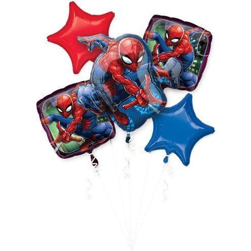 Spider Man Helium Balloon Bouquet