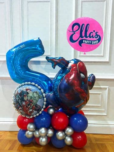 Spiderman Deluxe Number Stack Display