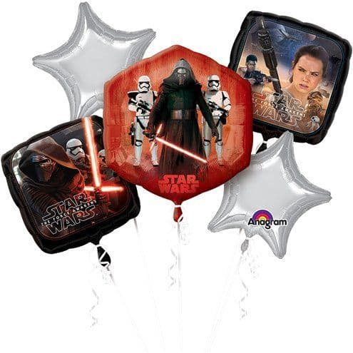 Star Wars The Force Awakens Helium Balloon Bouquet
