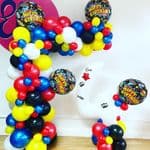 Superhero Demi Balloon Arch and Number Stack Package