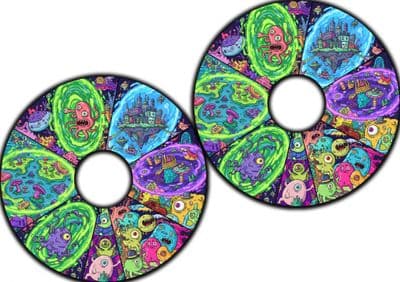 Alien Planet Sci-Fi Spoke Guard wheel5