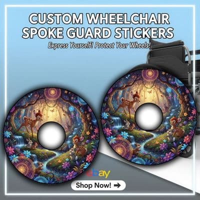 Bambi and Thumper in a Magical Enchanted Forest wheel210