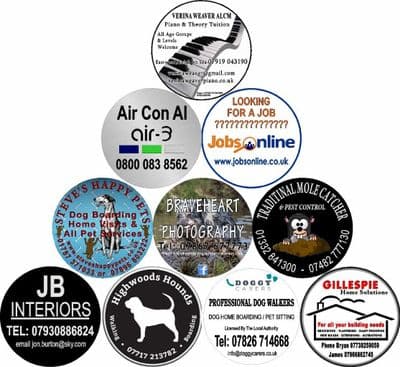 BUSINESS ADVERTISING 4x4 Spare Wheel Cover DECAL STICKER