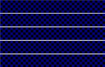 Checker Stripes waterproof Vinyl Sticker vehicle decal BLUE/BLACK