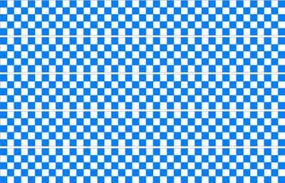 Checker Stripes waterproof Vinyl Sticker vehicle decal SKY BLUE/WHITE