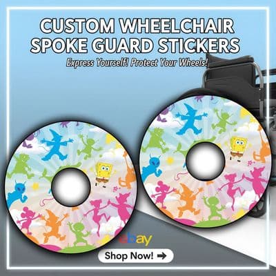 Colorful Cartoon Character Silhouettes wheel178