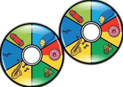 Colorful Cartoon Wheels with Music Notes wheel19