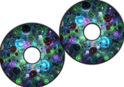 Cosmic Universe Wheelchair Spoke Guards wheel4