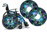 Cosmic Universe Wheelchair Spoke Guards wheel4