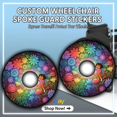 Dora the Explorer in a Magical Rainbow Flower Garden wheel225