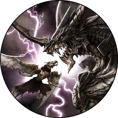 DRAGON 4x4 Spare Wheel Cover DECAL STICKER