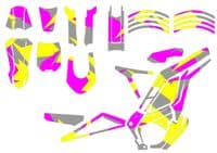 E-Ride Pro ss Graphics kit, Eride pro Decals, E Ride Pro SS wrap, Eride Pro SS Sticker Kit  ER126