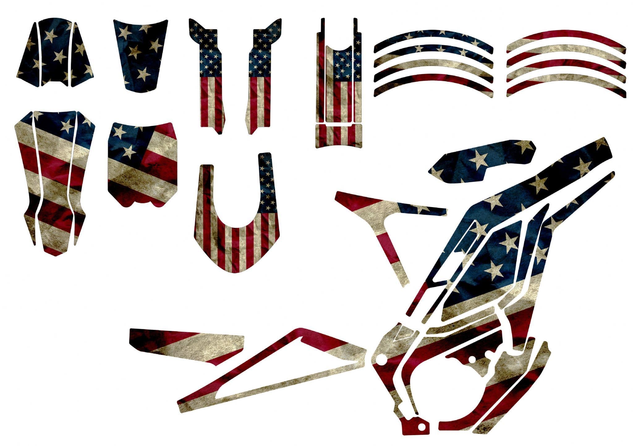 Camouflage Black Vinyl Decals STICKERFXGRAPHICS Camouflage Black