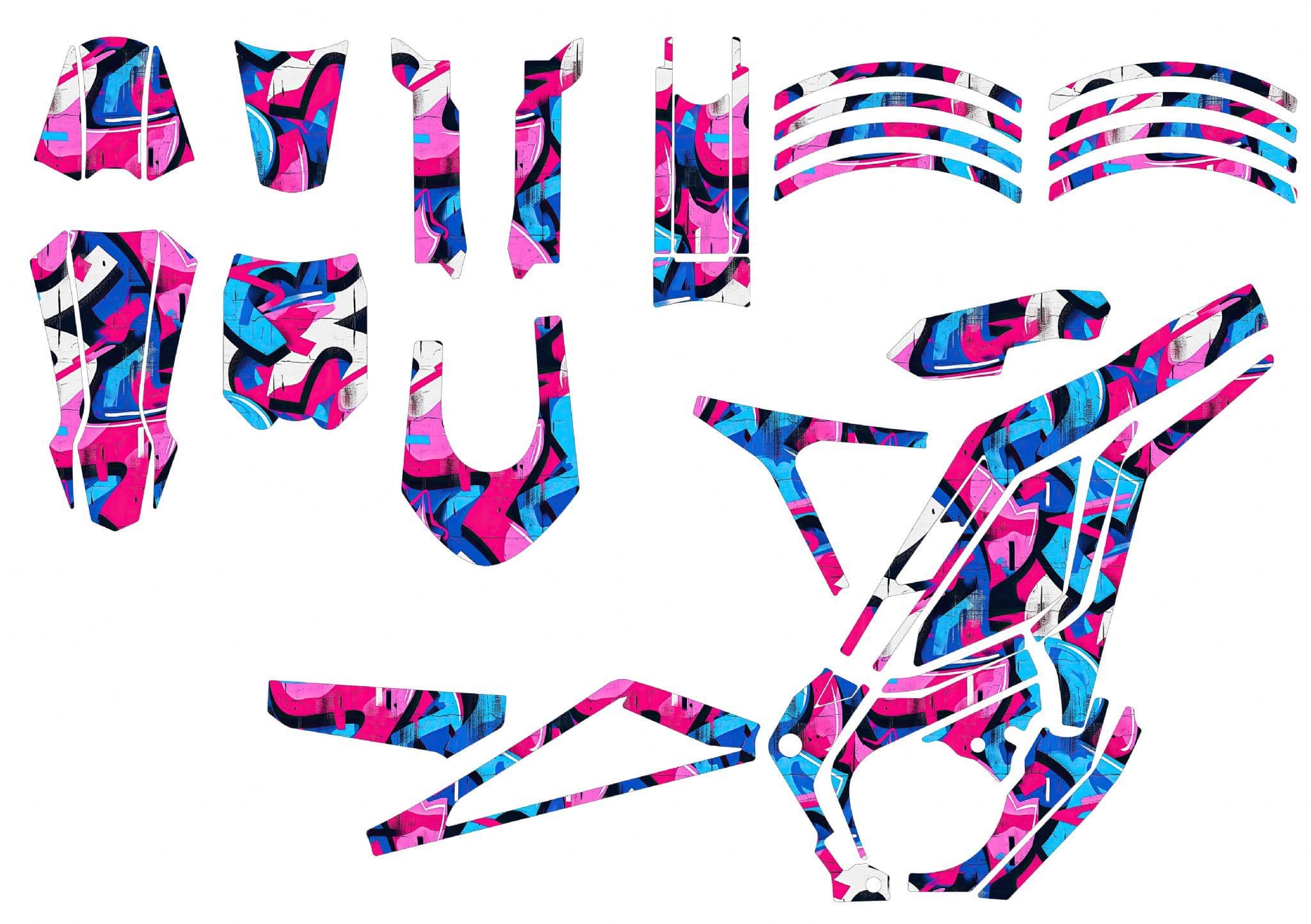 E-Ride Pro ss Graphics kit Eride pro Decals E Ride Pro SS wrap Eride ...
