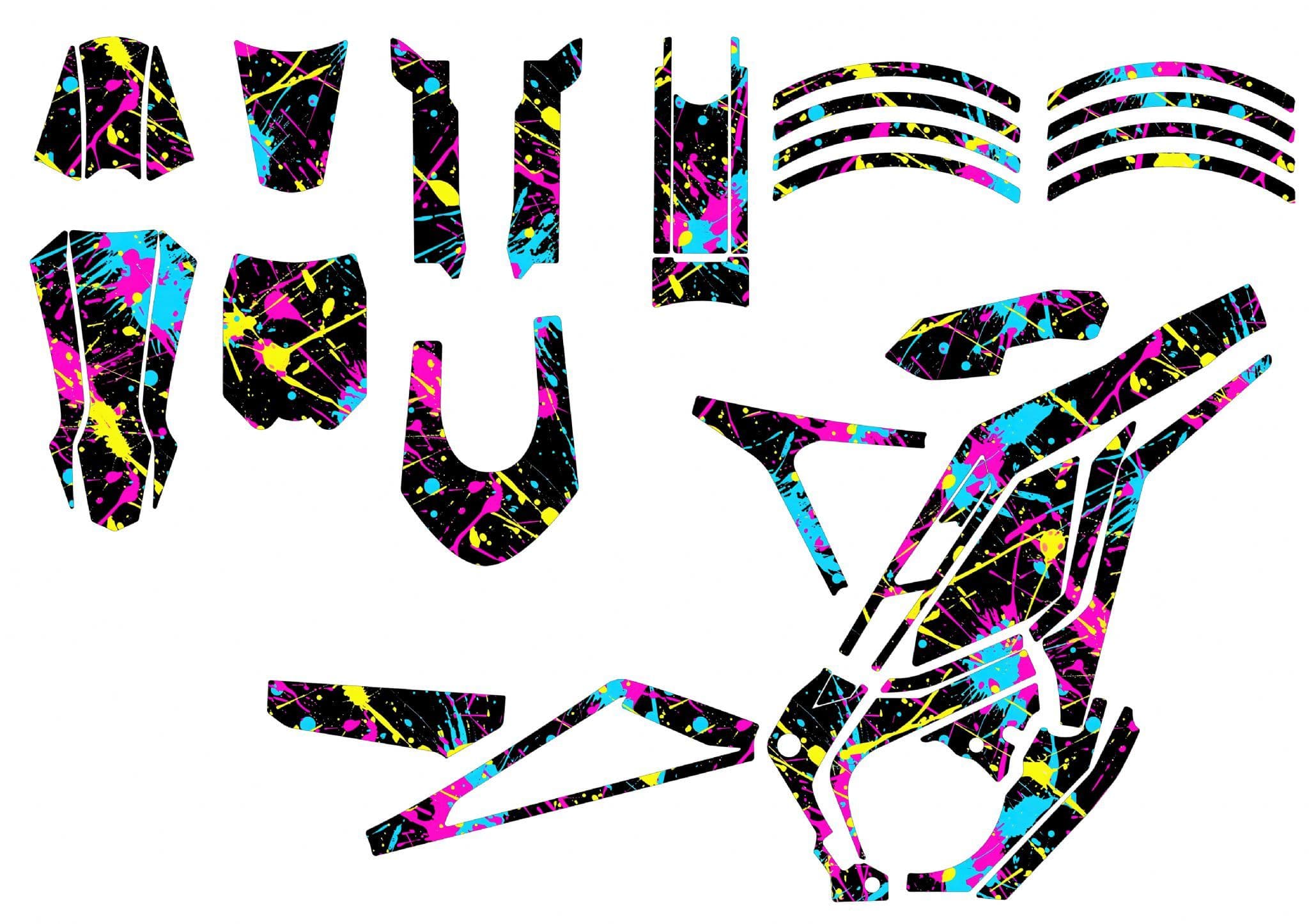 E-Ride Pro ss Graphics kit Eride pro Decals E Ride Pro SS wrap Eride ...