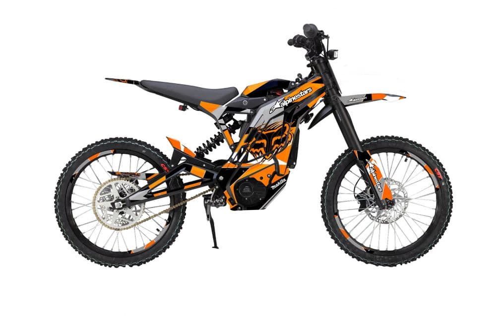 Erid E-Ride Pro ss Graphics kit Eride pro Decals E Ride Pro SS wrap Eride ...