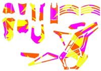E-Ride Pro ss Graphics kit, Eride pro Decals, E Ride Pro SS wrap, Eride Pro SS Sticker Kit  ER127