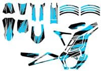 E-Ride Pro ss Graphics kit, Eride pro Decals, E Ride Pro SS wrap, Eride Pro SS Sticker Kit  ER4