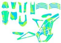 E-Ride Pro ss Graphics kit, Eride pro Decals, E Ride Pro SS wrap, Eride Pro SS Sticker Kit  ER451