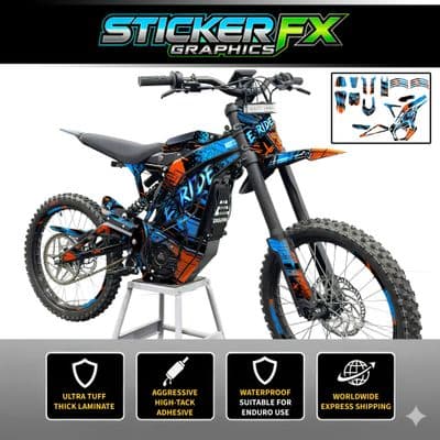 E-Ride Pro SS Sticker Kit, Graphics Kit, Decal Kit, Wrap for EBIKE549