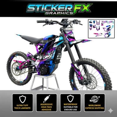 E-Ride Pro SS Sticker Kit, Graphics Kit, Decal Kit, Wrap for EBIKE551