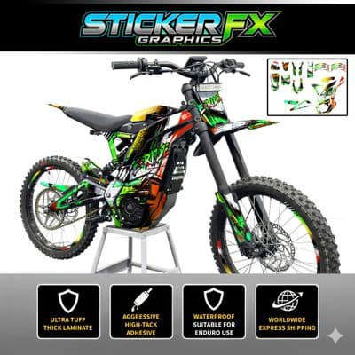 E-Ride Pro SS Sticker Kit, Graphics Kit, Decal Kit, Wrap for EBIKE552