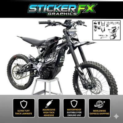 E-Ride Pro SS Sticker Kit, Graphics Kit, Decal Kit, Wrap for EBIKE553