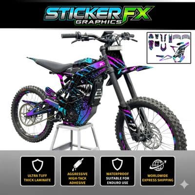 E-Ride Pro SS Sticker Kit, Graphics Kit, Decal Kit, Wrap for EBIKE554