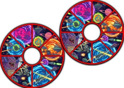 Galaxy Adventure Sci-Fi Wheelchair Guards wheel16